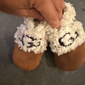 UGG Tan and Cream Baby Booties
